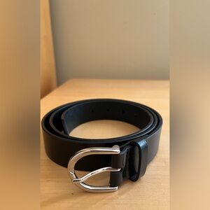 Woman’s Black Leather Belt